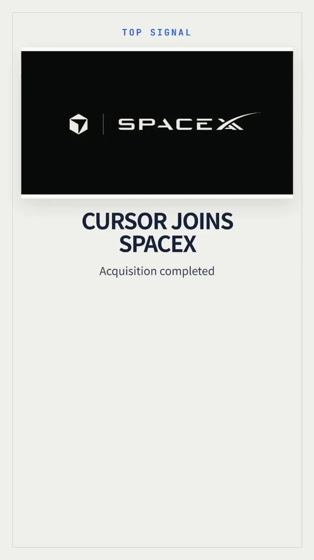 SpaceX completes its acquisition of Cursor