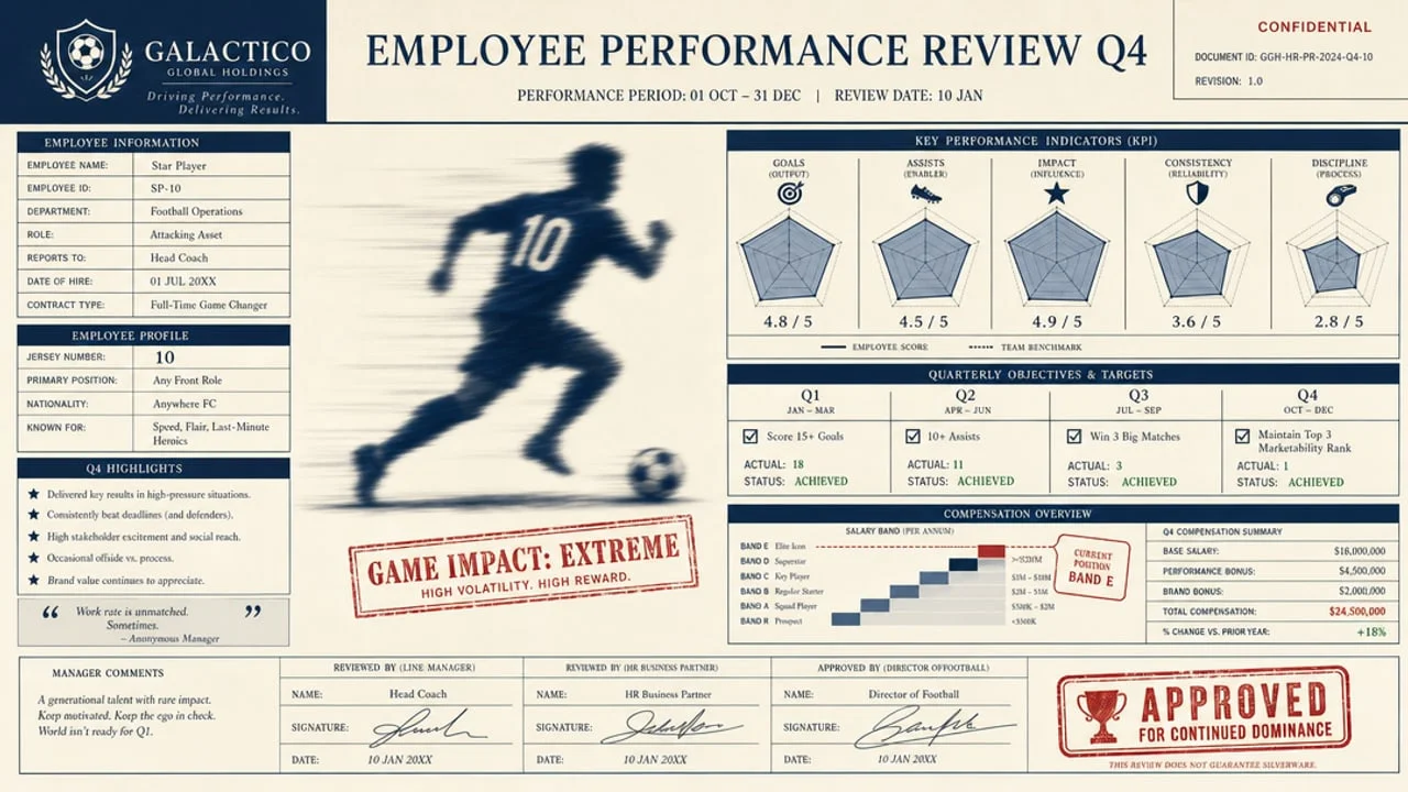 HERO CARD #001: Kylian Mbappé — RPG Character Stat Card
