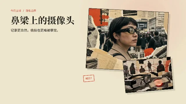 智能眼镜提示灯能被遮住，偷拍风险更难察觉