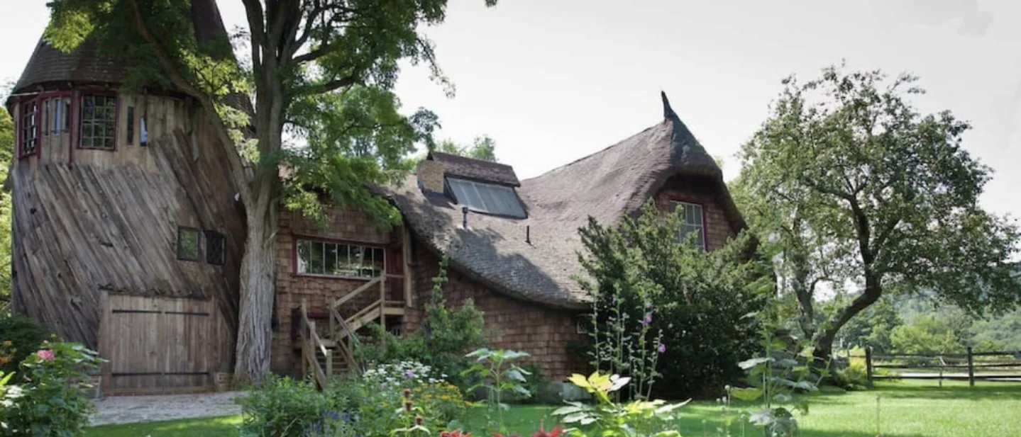This Massachusetts Airbnb is a real gingerbread house with a tower bedroom