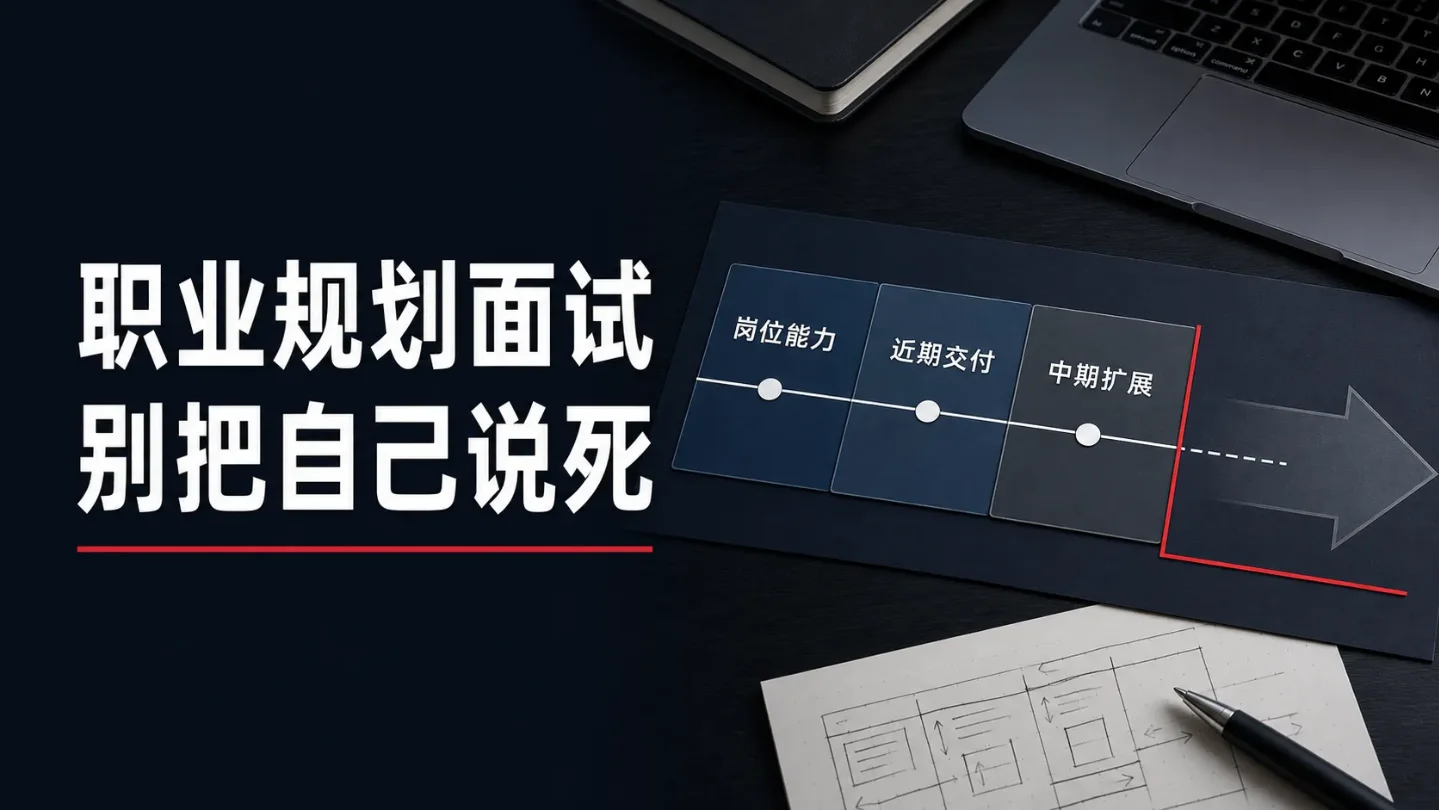职业规划面试怎么答?4个边界,别把自己说死