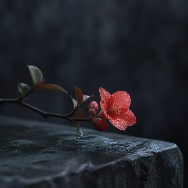 海棠初霜 · First Frost on the Begonia