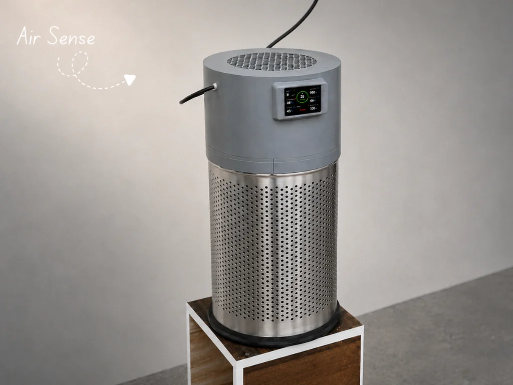 Build AirSense: an ESP32 air purifier that proves what it filters