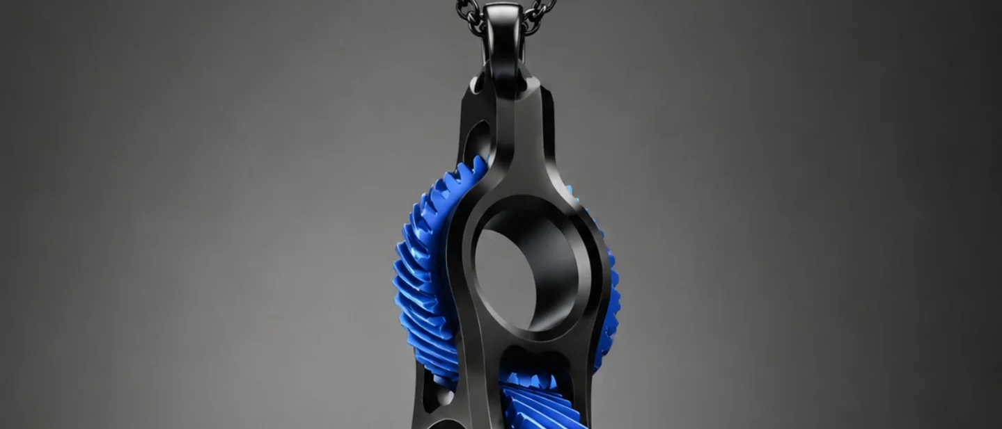 Mechanical Gear Necklace Pendant: a fresh Printables STL with commercial use allowed