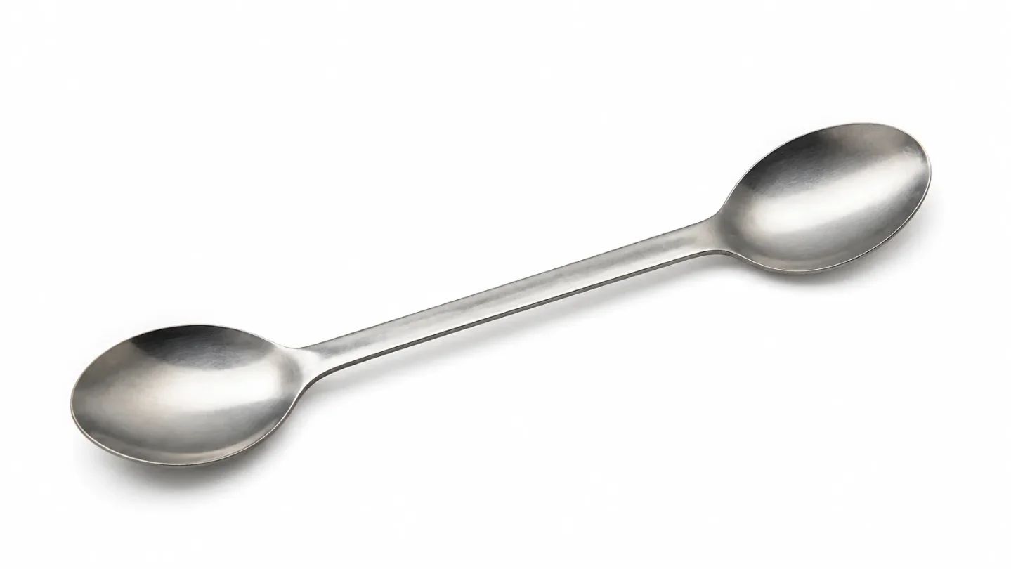 双头汤匙(two mouth spoon but not one)