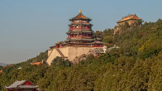 颐和园佛香阁：万寿山上的八角重檐
