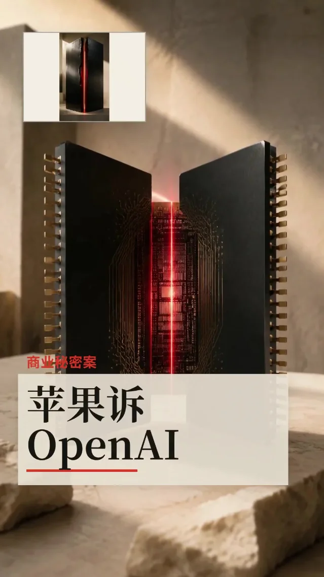 苹果起诉 OpenAI：商业秘密官司打成公开拆台