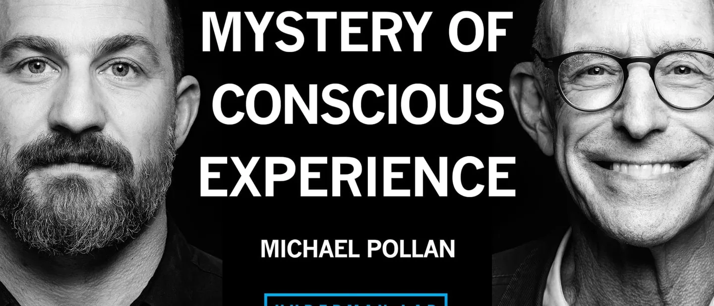 关于意识,我们其实一无所知:Michael Pollan 谈植物、微生物组与迷幻药|Huberman Lab