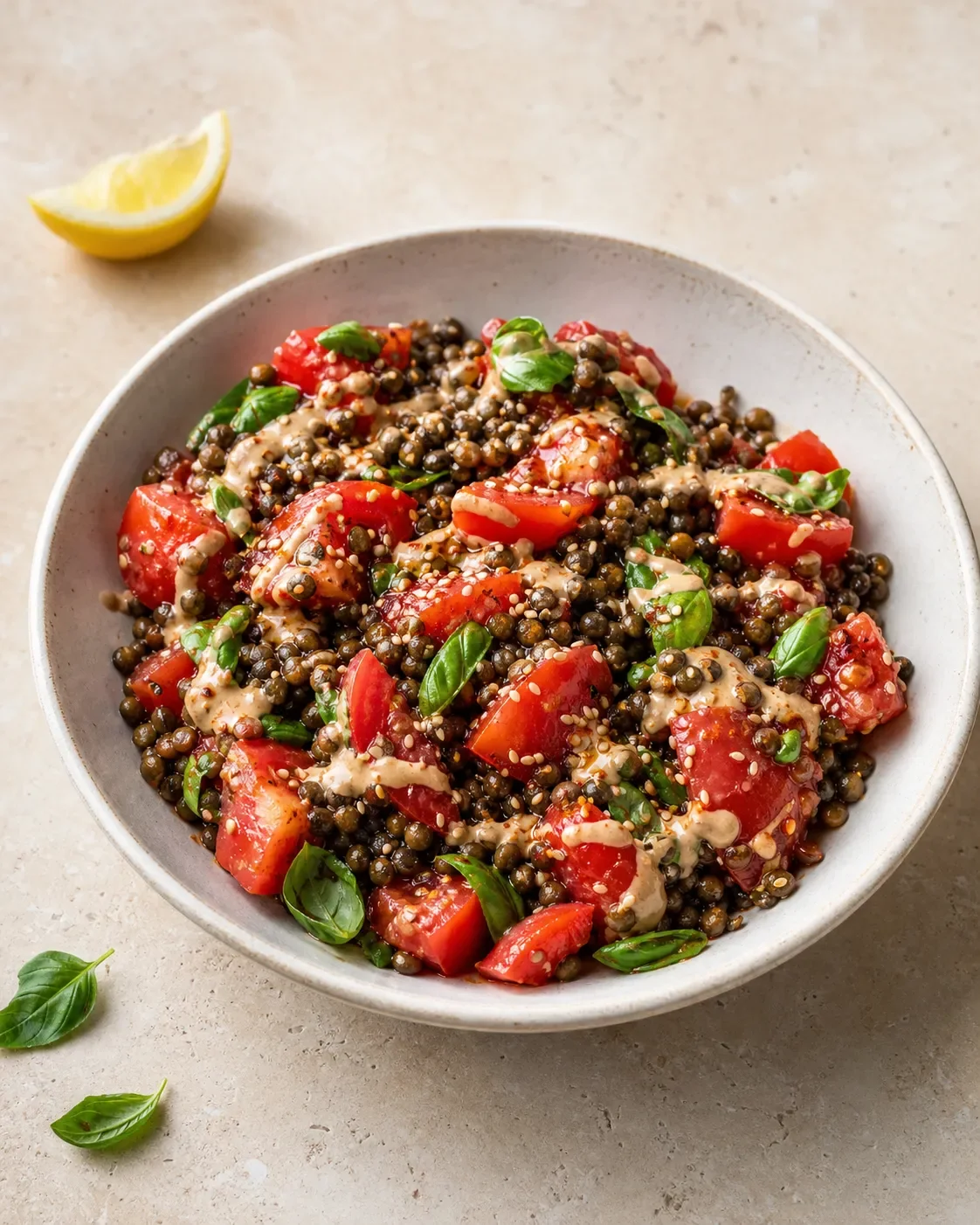 This Week's Pick: Tomato-Lentil Salad With Spicy Tahini