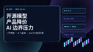AI HOT 每日精选：开源模型、产品降价与 AI 边界压力