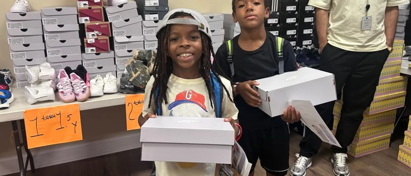 At a Pleasantville back-to-school event, more than 900 children found more than new sneakers