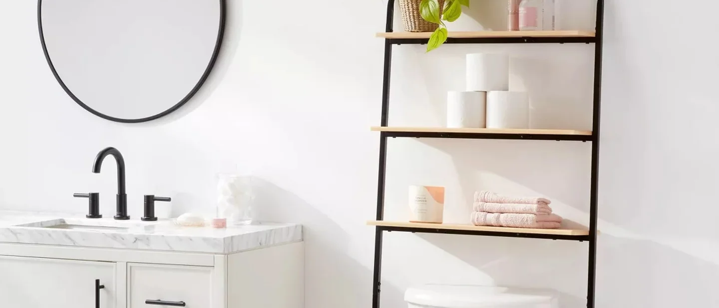 No-Drill Over-the-Toilet Storage: Your Saturday Renter Project