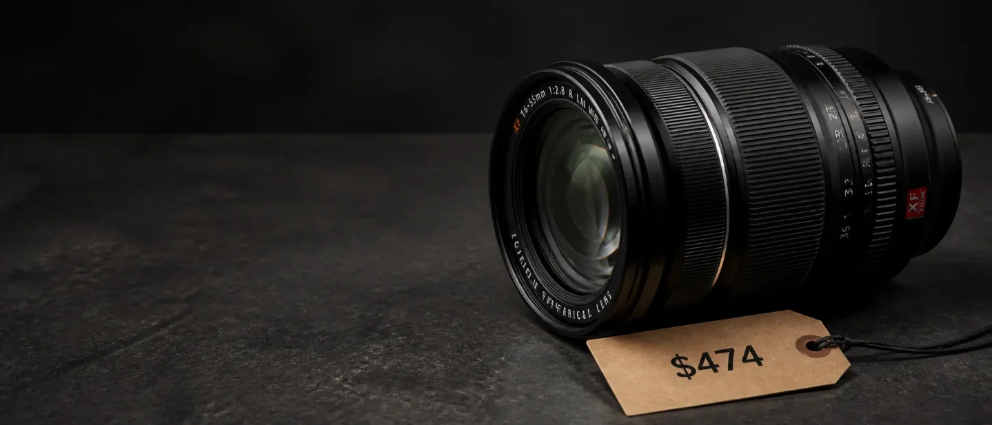 Fuji XF 16-55 returns at $474: 5 used camera floors to check this week