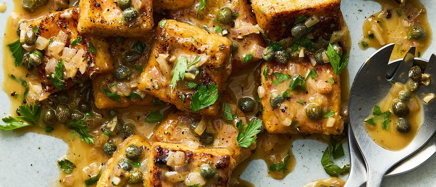 The week's pick: Tofu Piccata, a 35-minute skillet dinner with 38 five-star ratings