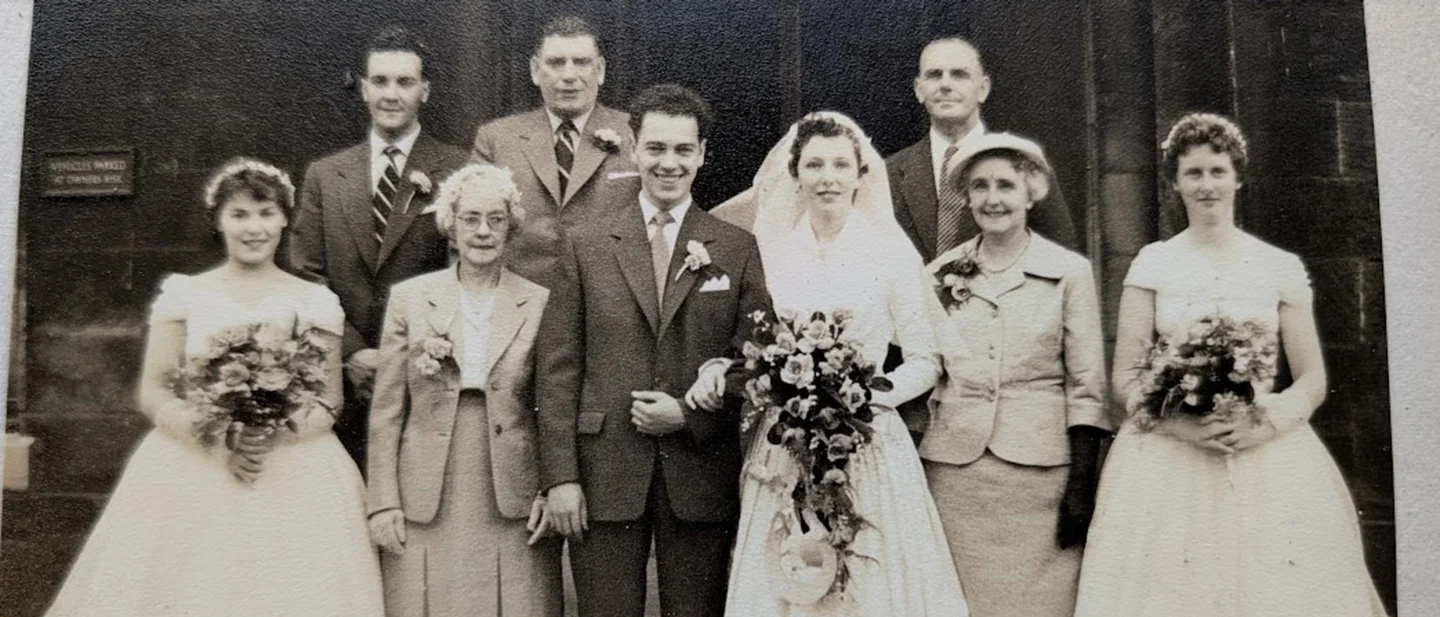 A 1957 wedding album was dumped behind a Wakefield cafe. A few miles away, a stranger worked out whose it was.
