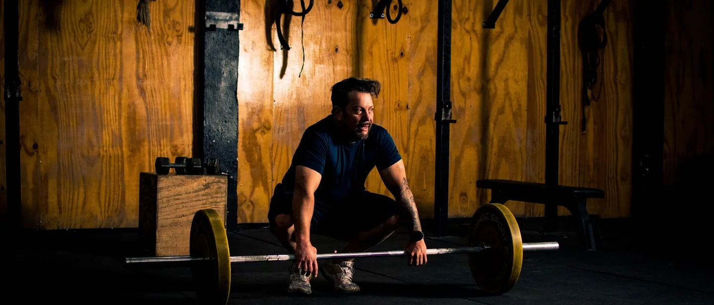 StrongLifts 5×5 Workout B: Session 12 at 105/80/130 lb