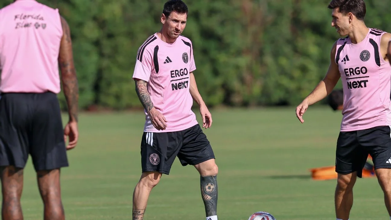 Messi's return still has no date as Miami prepare for Columbus