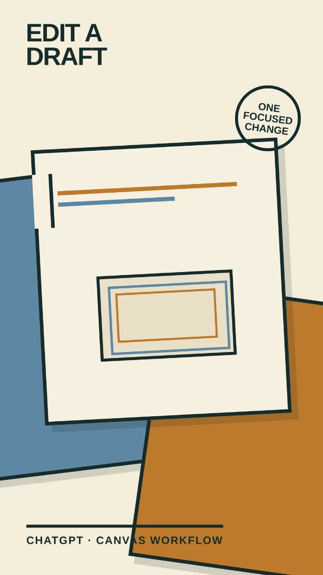 Use ChatGPT Canvas to Clean Up a Draft
