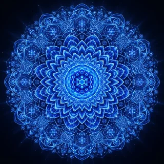 Mandala #27 — Co: Cobalto