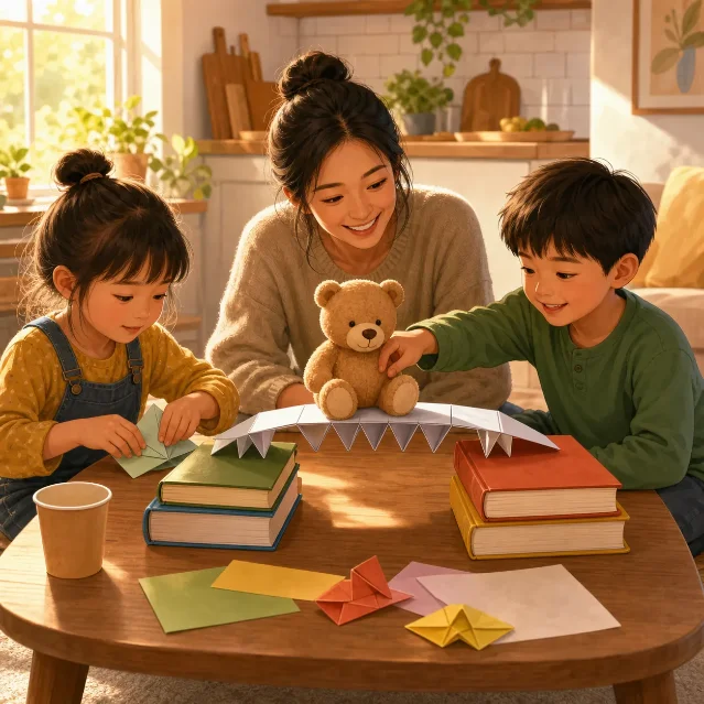 The five-minute paper bridge
