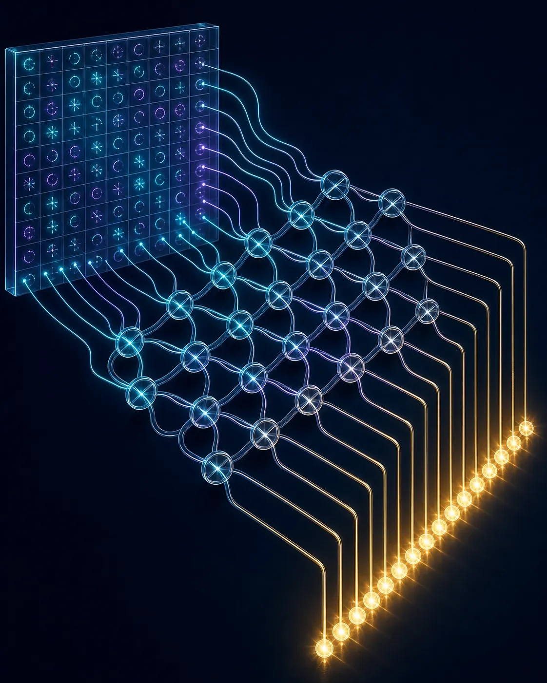 DreamCoder learns photonic decomposition rules that scale beyond the training dimension