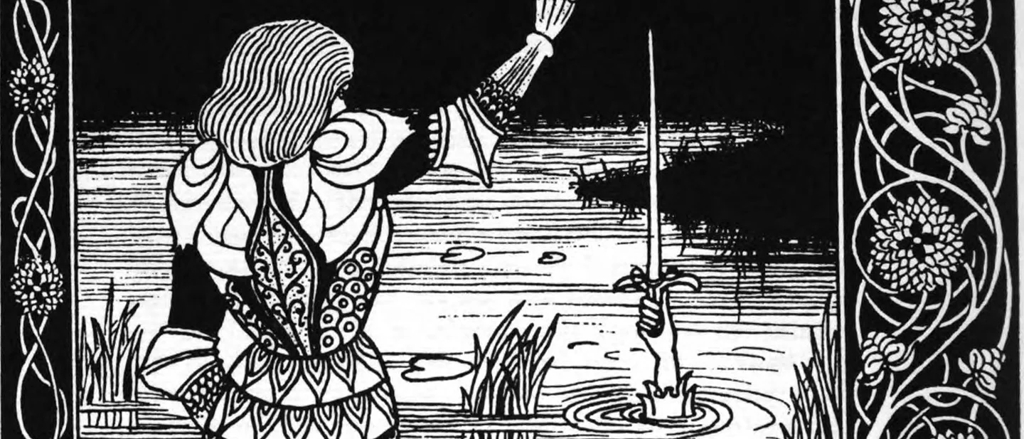 "I saw nothing but the waters wappe": Malory's Bedivere lies twice about throwing Excalibur away