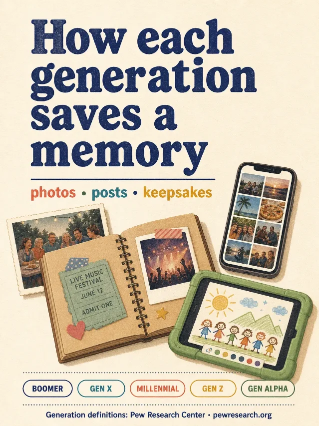 How Each Generation Saves a Memory