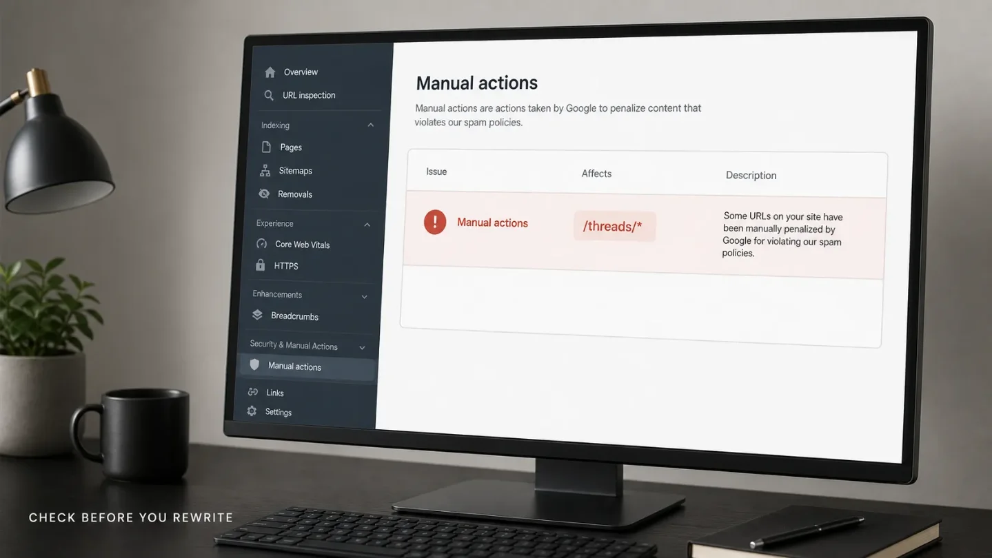 Before You Rewrite After July Volatility, Check This Search Console Report