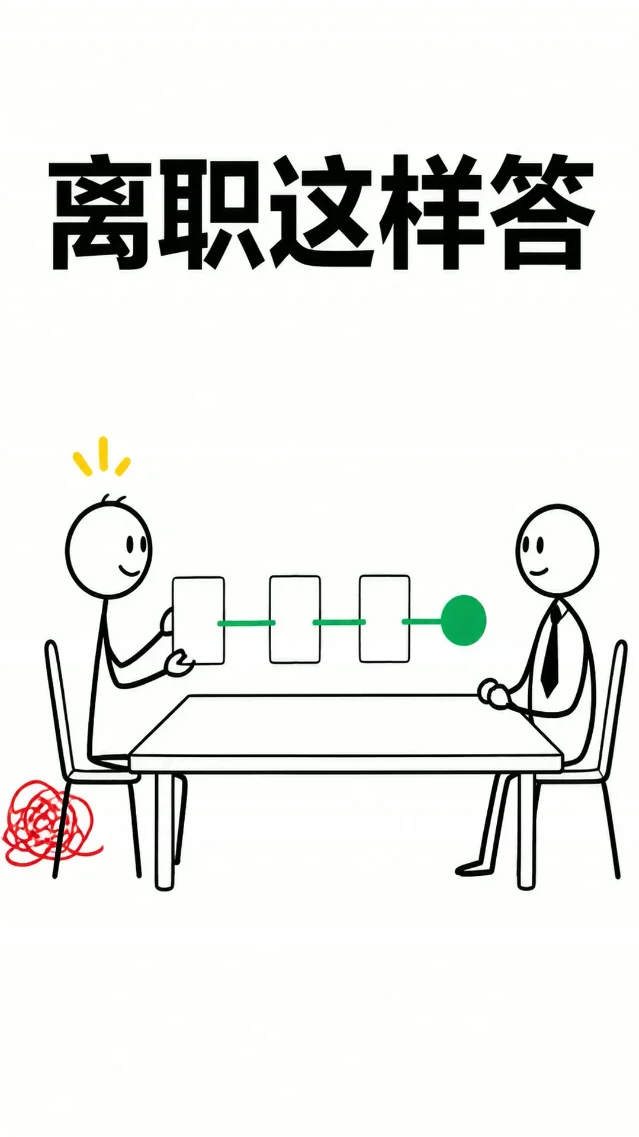 面试被问“为什么离职”？用这3句回答