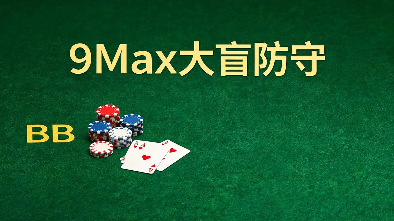 9Max大盲防守:三个数字颠覆你的直觉