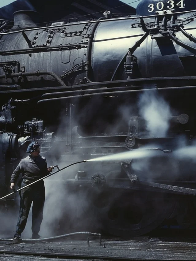 Locomotive Bath, Clinton, 1943