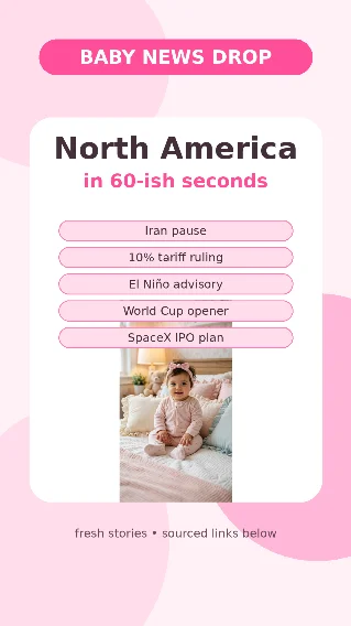 Baby News Drop: North America in 60-ish Seconds — June 12