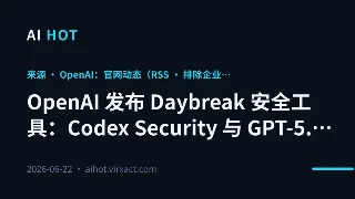 AI HOT 每日精选：安全模型、创作工具与评测警报