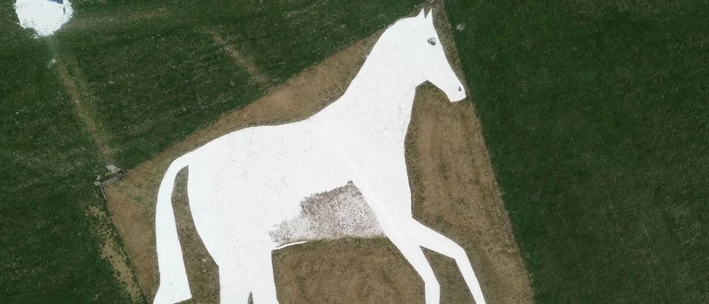 Devizes' white horse had gone green, so volunteers are putting up to 30 tonnes of chalk back on it. In Vermont, a first cleanup pulled 1,300 syringes off a riverbank.