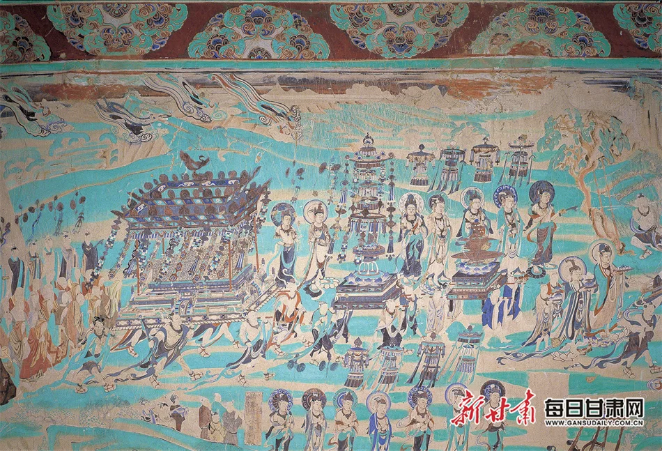 第148窟|佛陀入灭之后,盛唐敦煌怎样把涅槃、净土与李氏功德留在一座洞窟