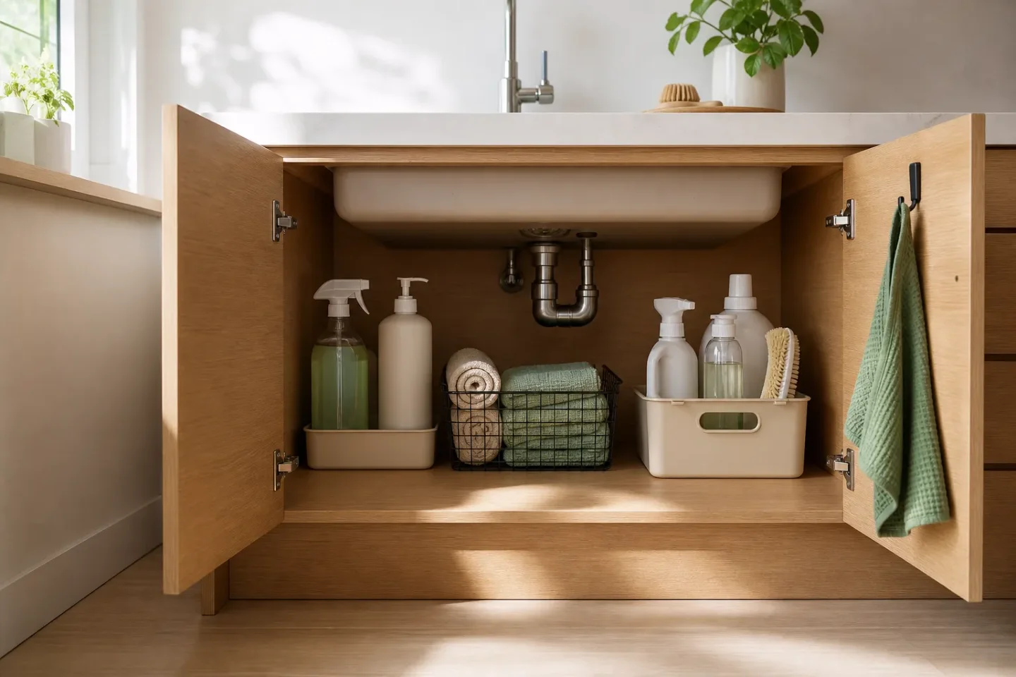 Your under-sink cabinet is not a junk drawer: 7 free fixes