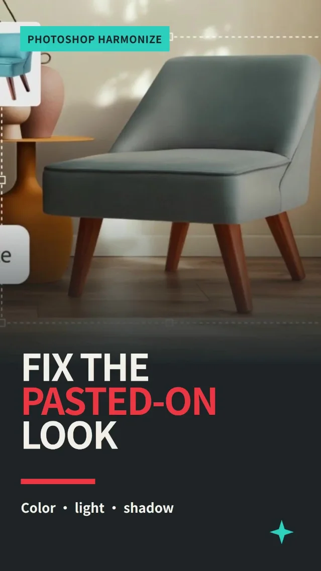 Blend a Pasted Object into a Scene with Photoshop Harmonize