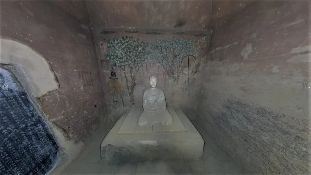 第17窟洪辩像内景