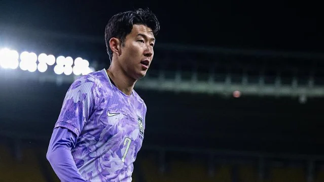 Son Heung-min in South Korea purple