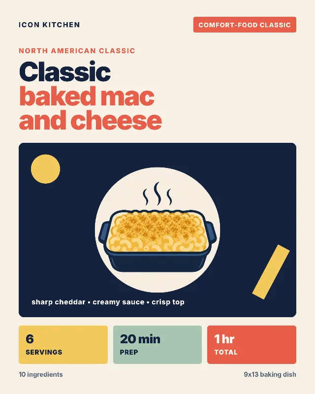 Classic baked mac and cheese