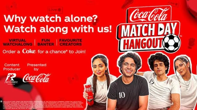 Coca-Cola Matchday Hangout campaign image