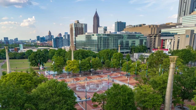Centennial Olympic Park 俯拍