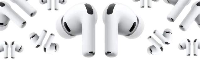 Apple AirPods Pro 3 white wireless earbuds