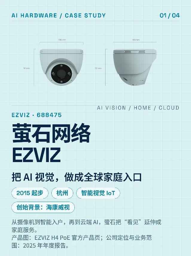 萤石网络 EZVIZ：把 AI 视觉做成全球家庭入口
