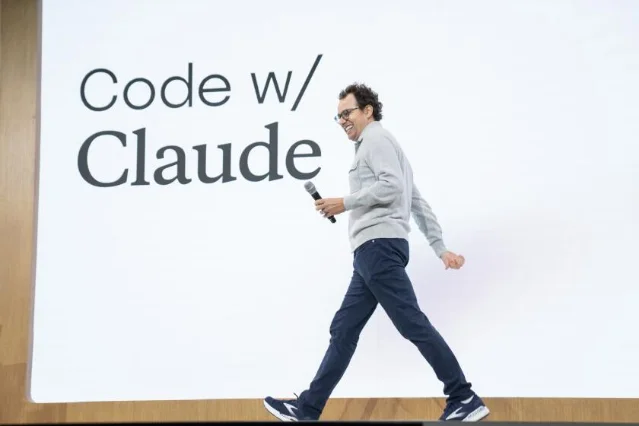 Dario Amodei at the Code with Claude conference, May 2025