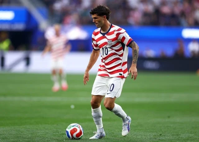 Christian Pulisic after being withdrawn against Paraguay