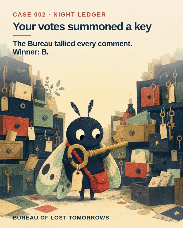 Your votes summoned a key