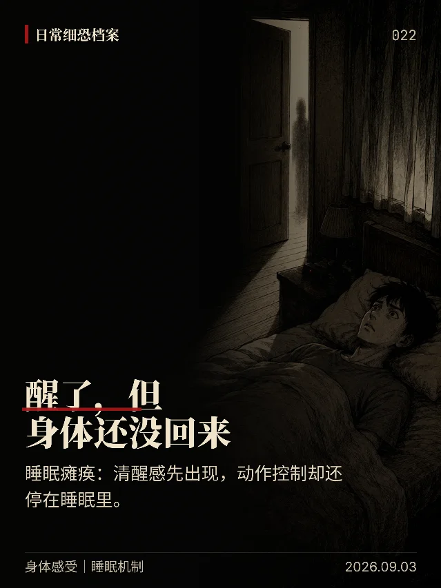 醒了，但身体还没回来