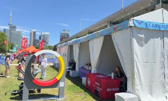 Tkaronto Market booth at Toronto's FIFA Fan Festival
