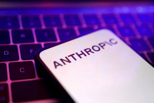 Anthropic logo on a dark background